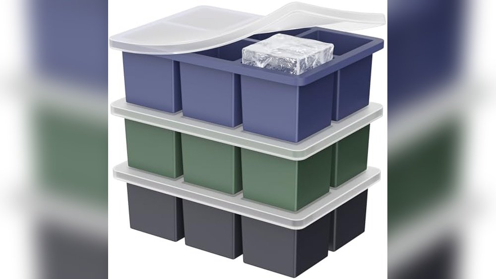 Ice Cube Tray Silicone Large Cubes
