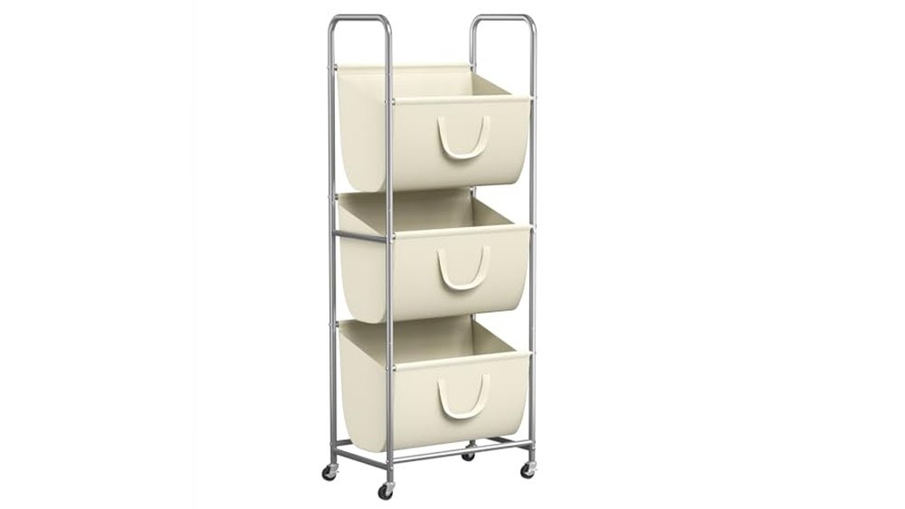 Laundry Hamper Slim Vertical