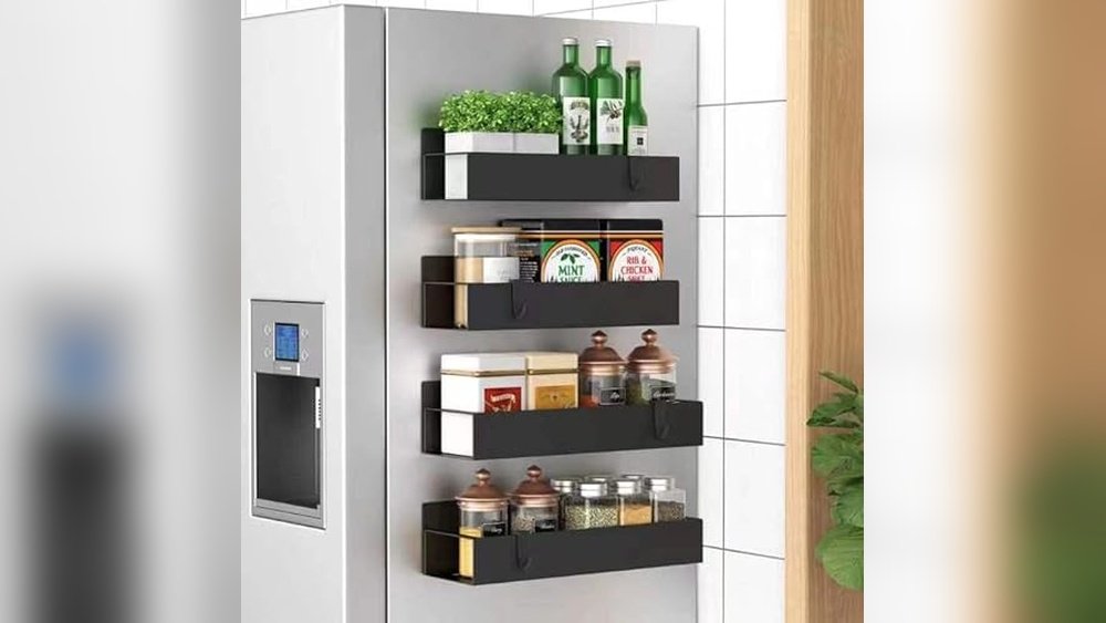 Magnetic Fridge Organizer Spice Rack
